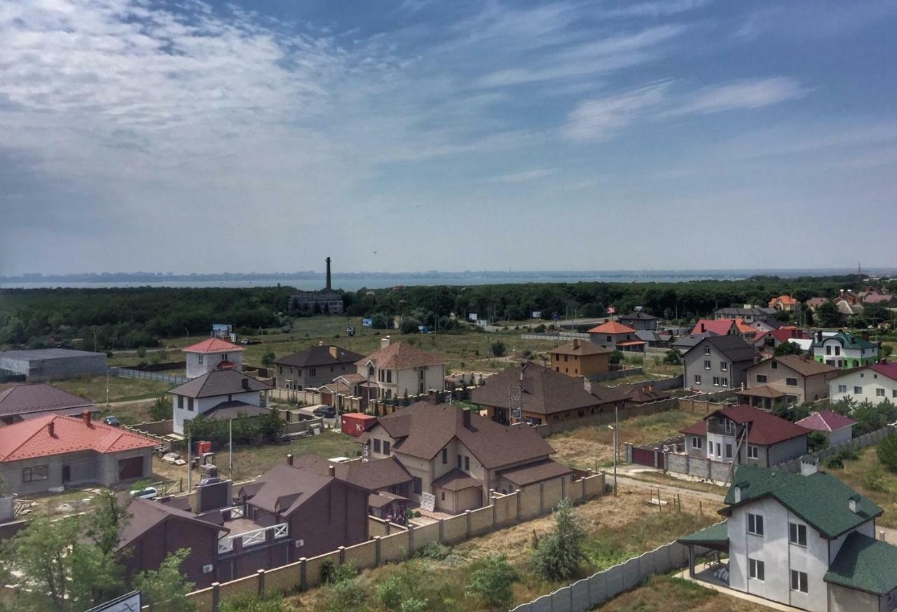 Уютная Квартира С Видом На Море Riviera City Lägenhet Fontanka Exteriör bild